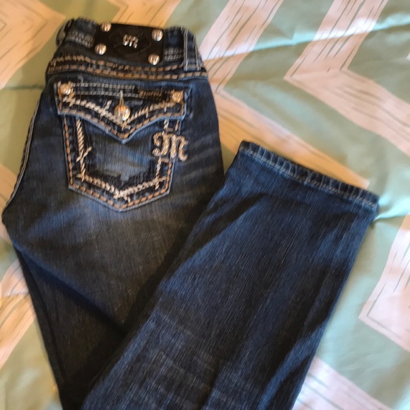 Miss Me cropped jeans size 26 - Picture 3 of 5